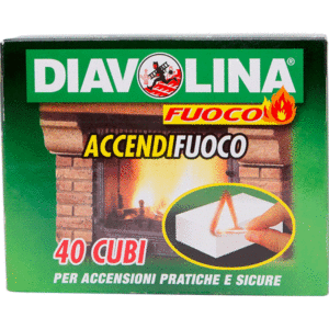DIAVOLINA ACCENDIFUOCO 40 CUBI