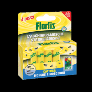 FLORTIS ACCHIAPPAMOSCHE STRISCE 4 PEZZI