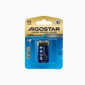 AIGOSTAR TRANSITOR 9V ALCALINA