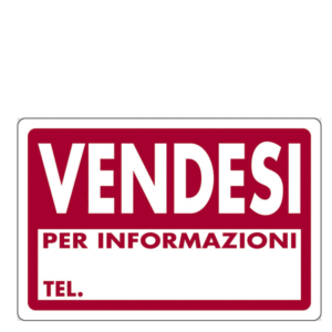 CARTELLO PVC 30X20 VENDESI