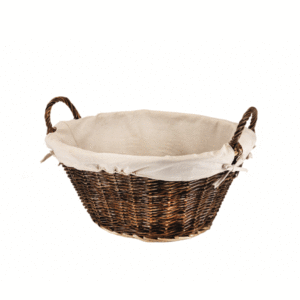 CESTA VIMINI PORTALEGNA OVALE MANICI VIMINI
