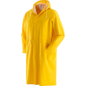 IMPERMEABILE PVC CAPPOTTO GIALLO