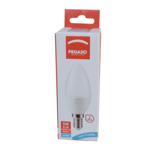 LAMPADA LED CANDELA E14 5W LUCE FREDDA