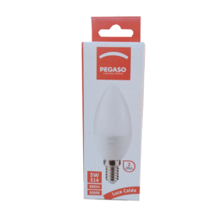 LAMPADA LED CANDELA E14 5W LUCE CALDA