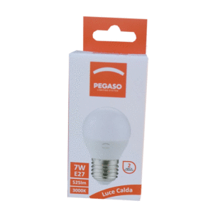 LAMPADA LED SFERA E27 7W LUCE CALDA