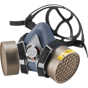 MASCHERA IN GOMMA CE 2 FILTRI