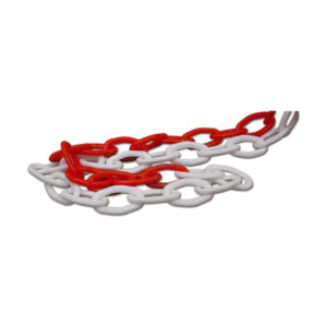CATENA SEGNALETICA BIANCO ROSSA