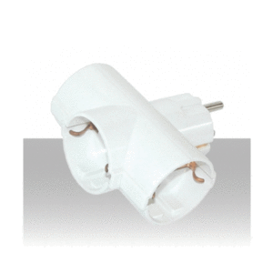 RIDUZIONE SPINA SCHUKO 3 PRESE SCHUKO