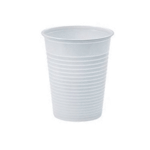 BICCHIERI PLASTICA BIANCHI PEZZI 100