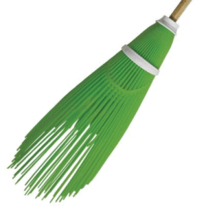 SCOPA PVC VERDE
