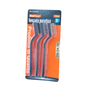 SERIE SPAZZOLINI ACCIAIO PEZZI 3