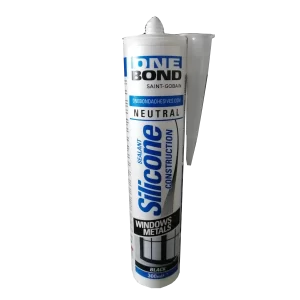 SAINT GOBAIN SILICONE NEUTRO NERO 300 ML.