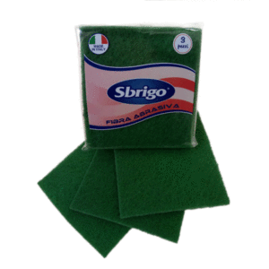 SPUGNA ABRASIVA CUCINA 3 PEZZI