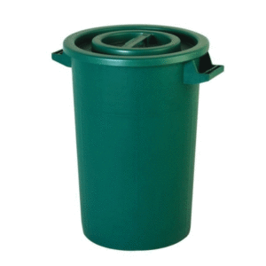 BIDONE CON COPERCHIO LT. 75 VERDE