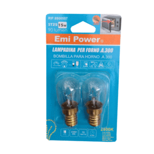 LAMPADA PER FORNO 15 W PEZZI 2