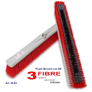 SPAZZOLONE TECNICO 3 FIBRE CM. 60